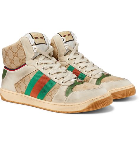 gucci screener outfit|gucci screener high top.